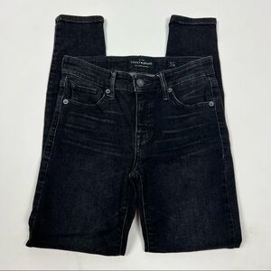 Lucky Brand Ava Skinny Jeans Black Casual Classic Size 25